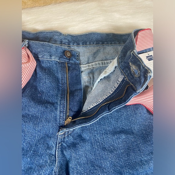 NWT Lee Riders Denim Jean Shorts sz 14 M Mid Stone Five Pocket - Picture 8 of 9